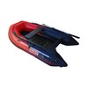 Aleko BTSDSL250RBK Inflatable Boat 8.4 Ft Pre-Installed Slide Floor Red & BTSDSL250RBK